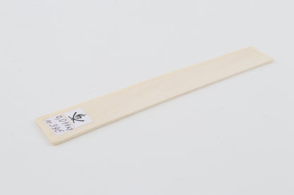 White mammoth ivory segment