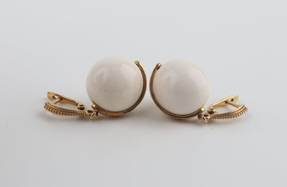 Mammoth Ivory Statement Earrings
