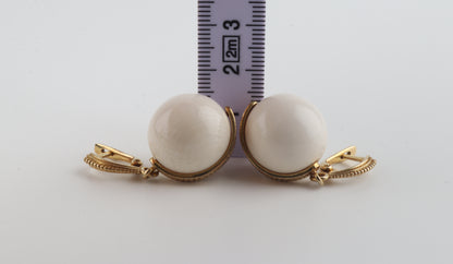Mammoth Ivory Statement Earrings