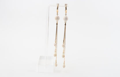 Dangle Mammoth Ivory Earrings