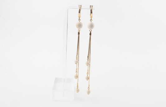Dangle Mammoth Ivory Earrings