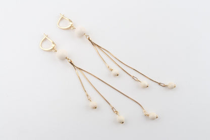 Dangle Mammoth Ivory Earrings