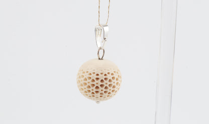 Carved Mammoth Ivory Pendant