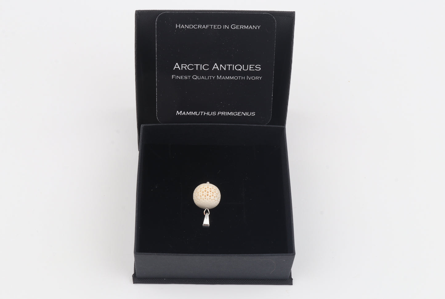 Carved Mammoth Ivory Pendant