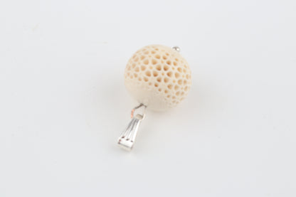 Carved Mammoth Ivory Pendant