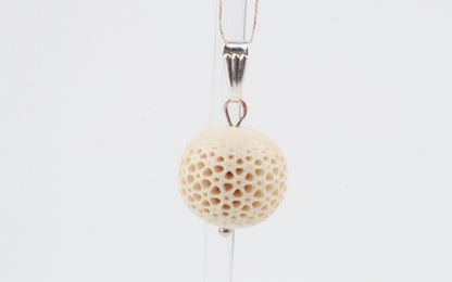 Carved Mammoth Ivory Pendant