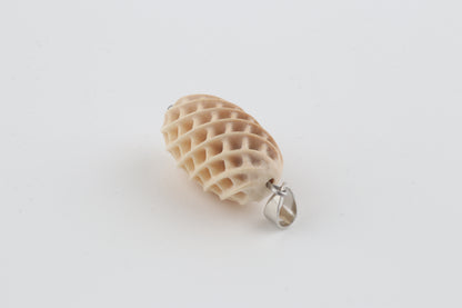 Textured Mammoth Ivory Pendant