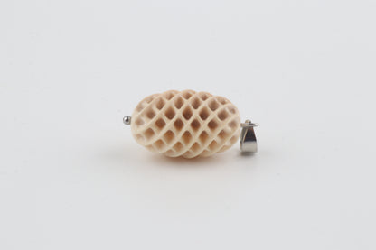 Textured Mammoth Ivory Pendant