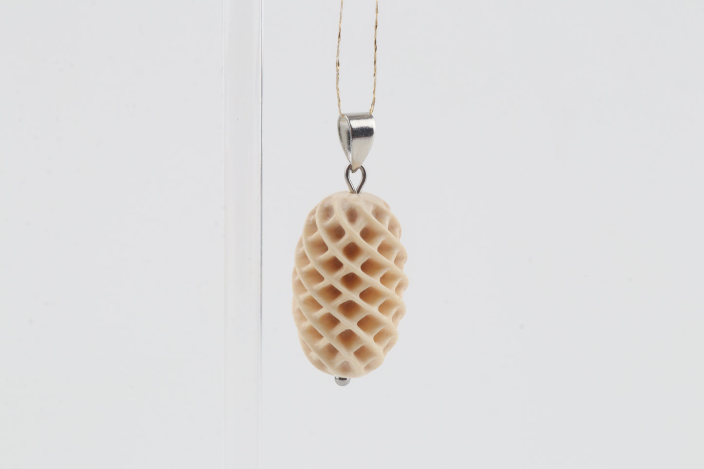 Textured Mammoth Ivory Pendant