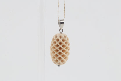 Textured Mammoth Ivory Pendant