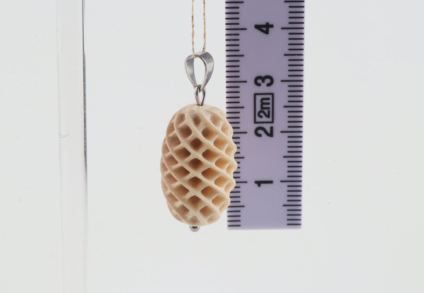 Textured Mammoth Ivory Pendant