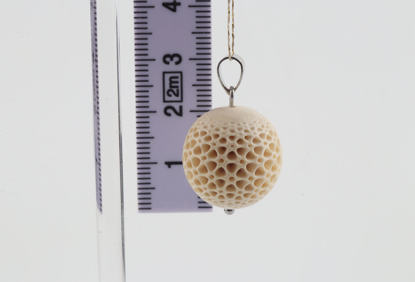 Carved Mammoth Ivory Pendant