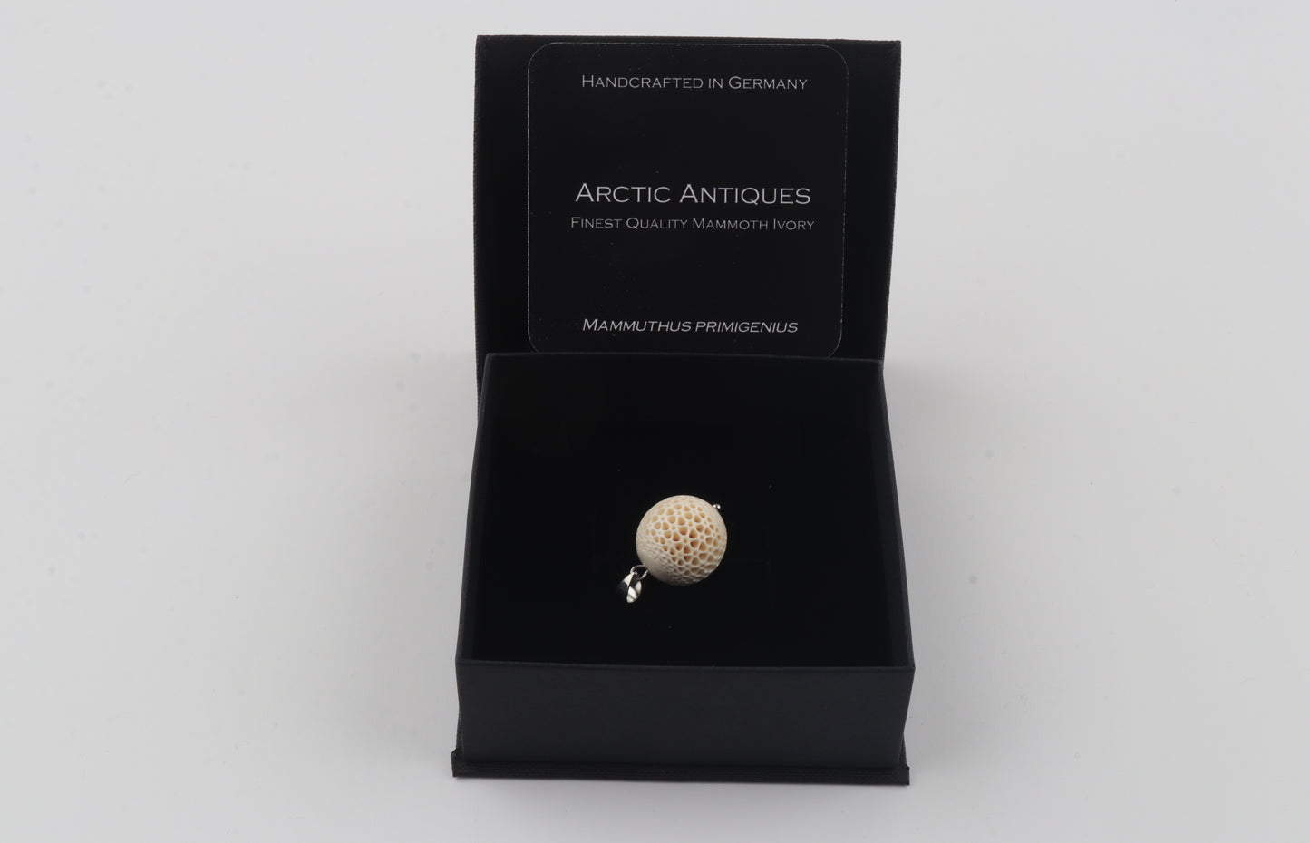 Carved Mammoth Ivory Pendant