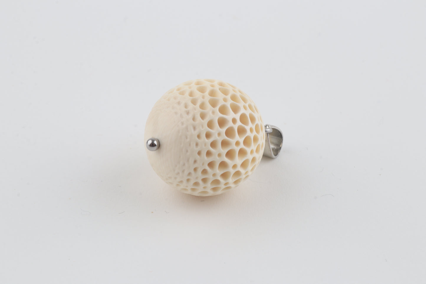 Carved Mammoth Ivory Pendant