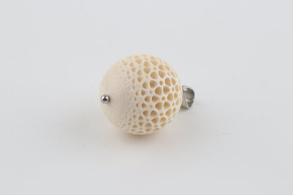 Carved Mammoth Ivory Pendant
