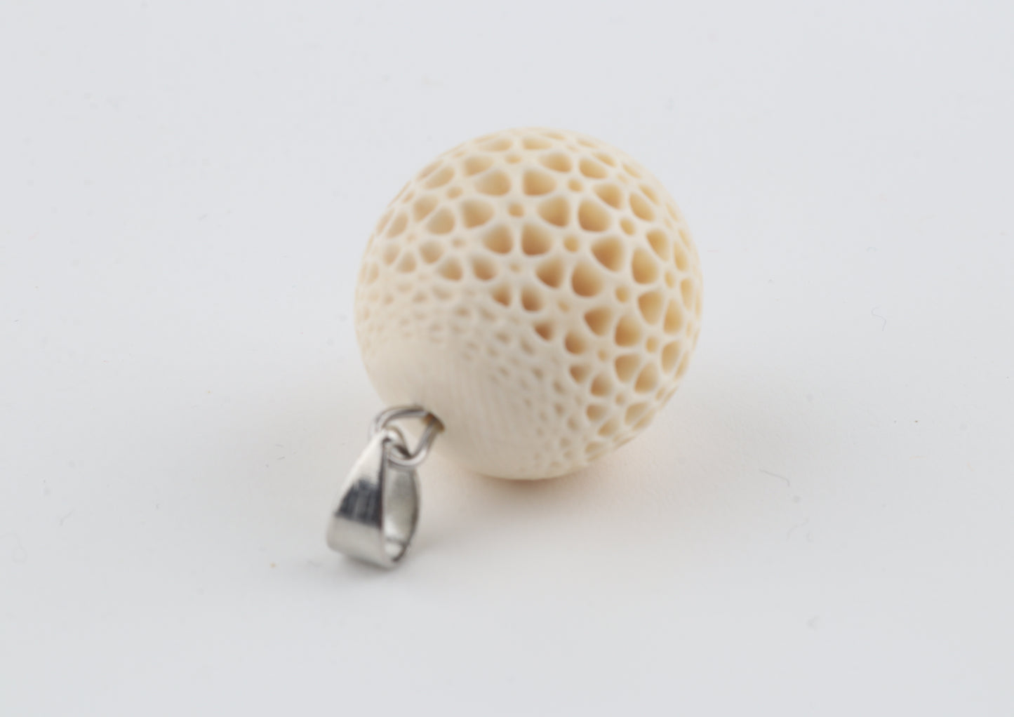 Carved Mammoth Ivory Pendant