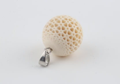 Carved Mammoth Ivory Pendant