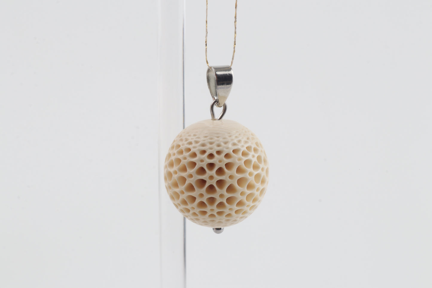 Carved Mammoth Ivory Pendant