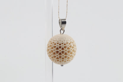 Carved Mammoth Ivory Pendant