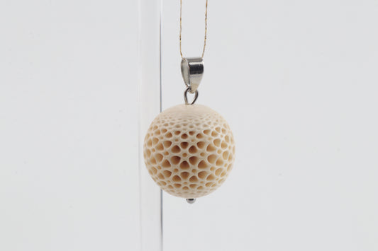 Carved Mammoth Ivory Pendant