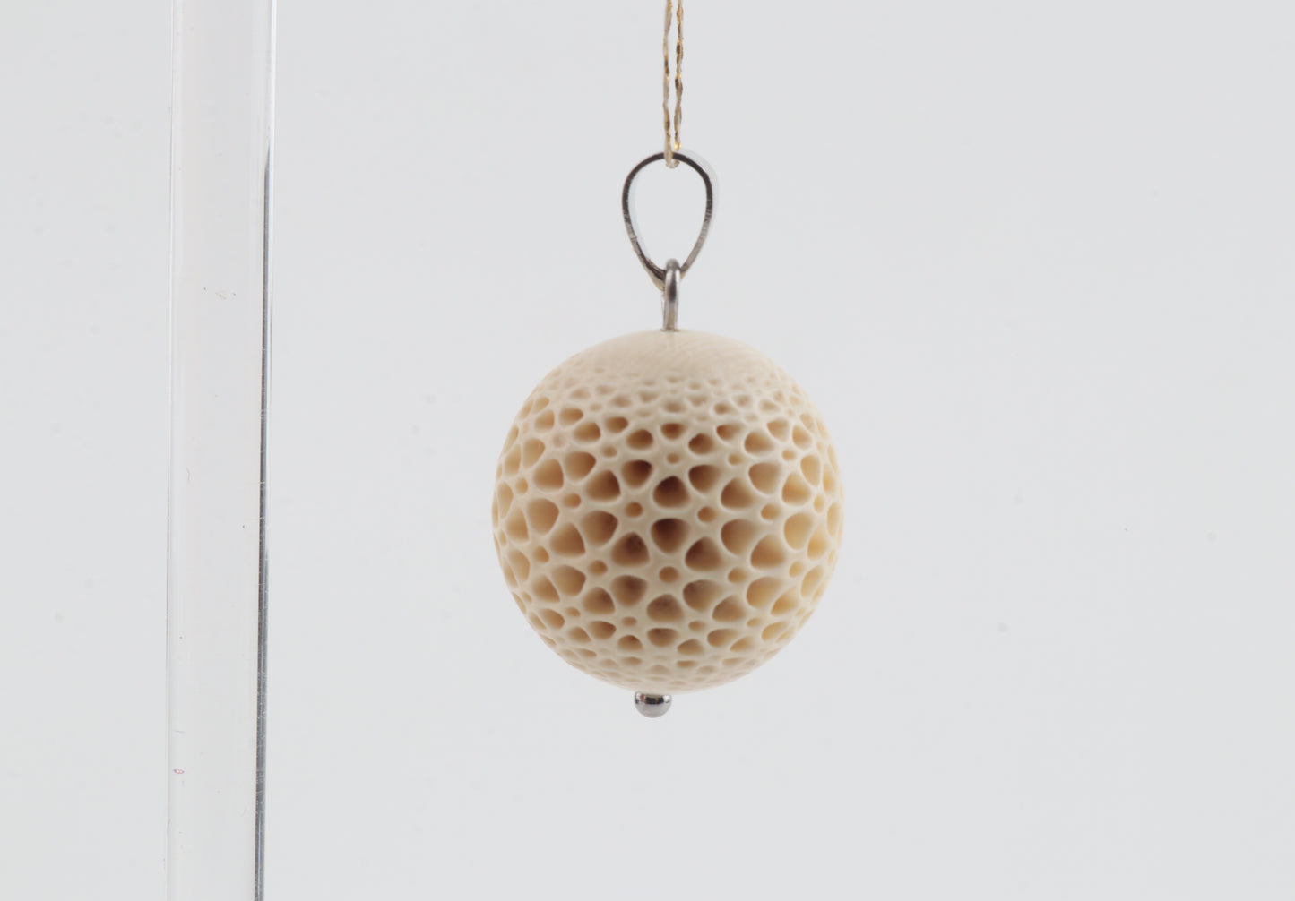 Carved Mammoth Ivory Pendant
