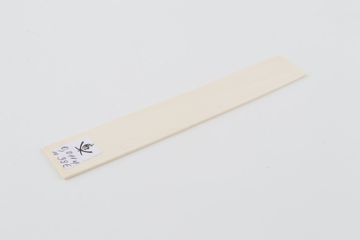 White mammoth ivory segment