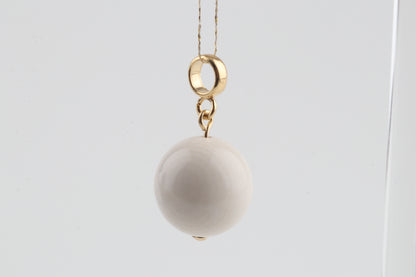 Mammoth Ivory Sphere Pendant