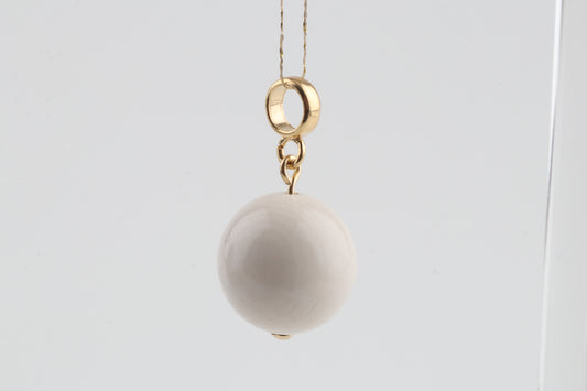 Mammoth Ivory Sphere Pendant