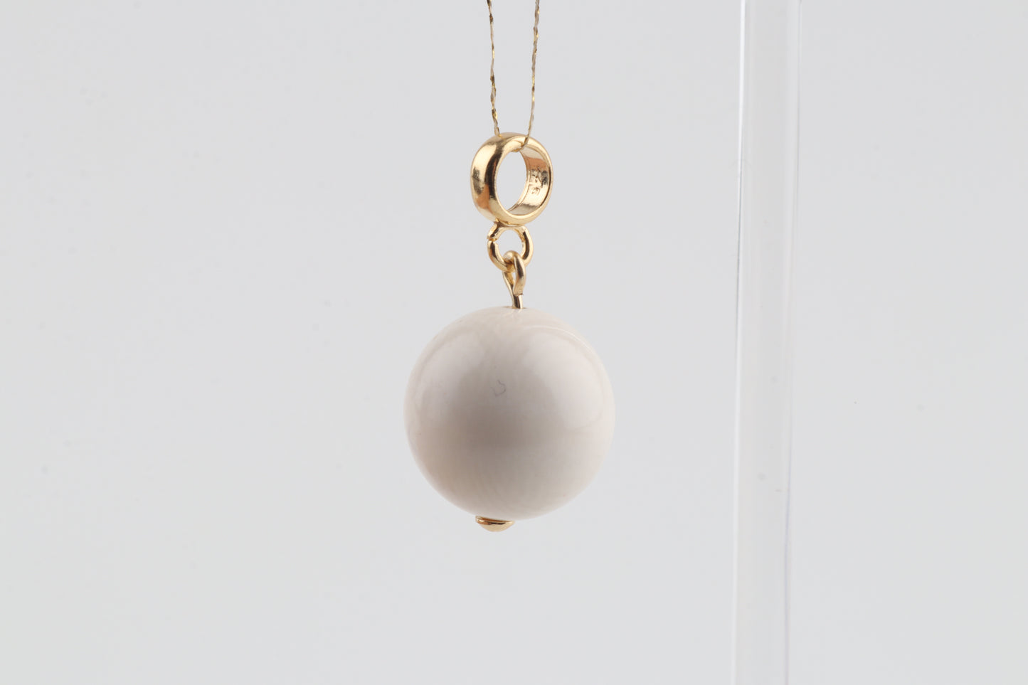 Mammoth Ivory Sphere Pendant