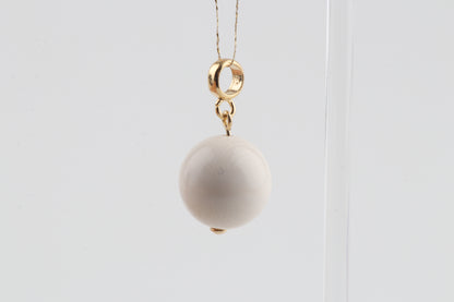 Mammoth Ivory Sphere Pendant