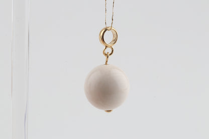Mammoth Ivory Sphere Pendant