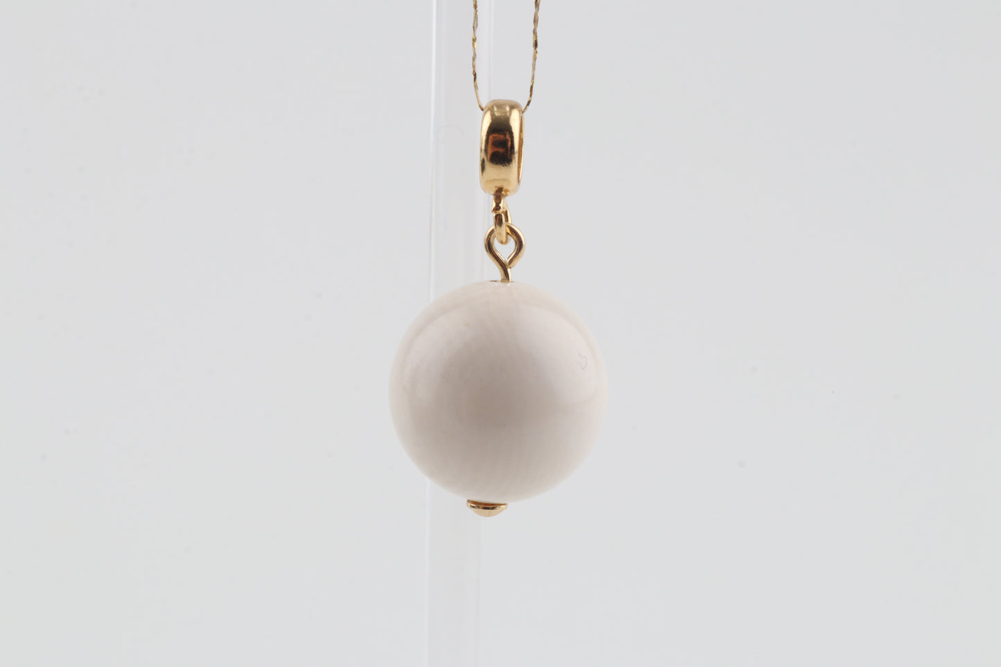 Mammoth Ivory Sphere Pendant