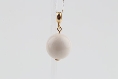 Mammoth Ivory Sphere Pendant
