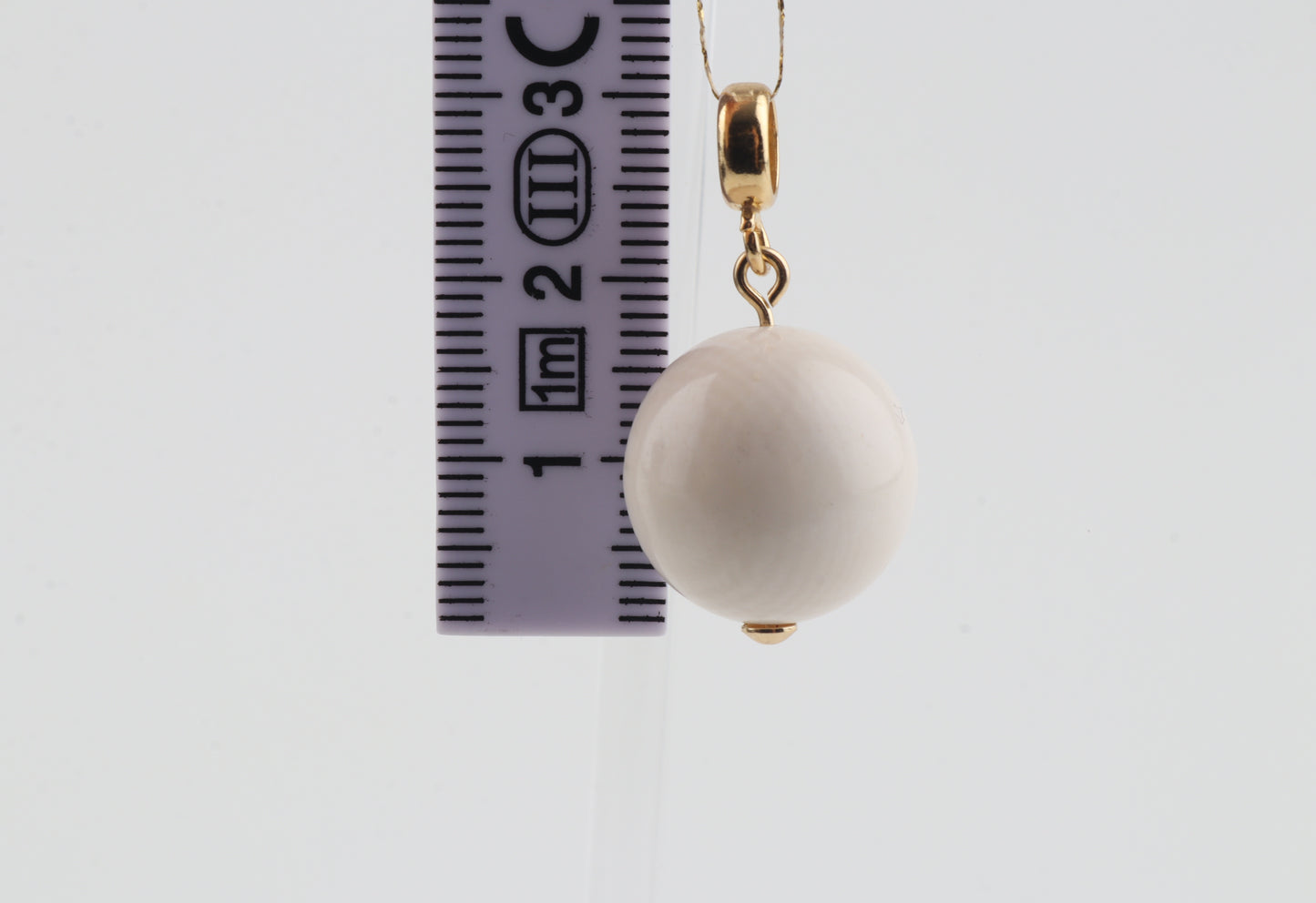 Mammoth Ivory Sphere Pendant