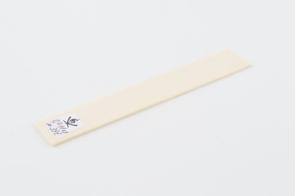 White mammoth ivory segment