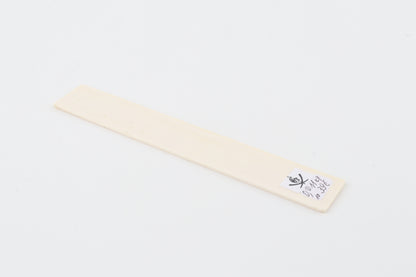 White mammoth ivory segment