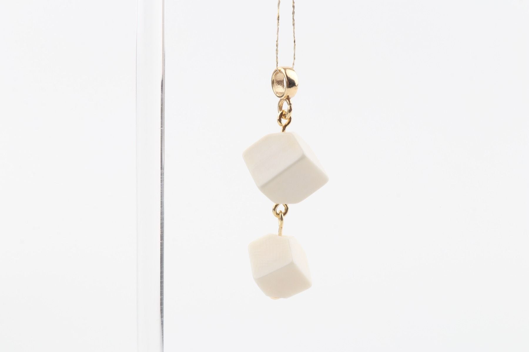 Geometric Mammoth Ivory Pendant 