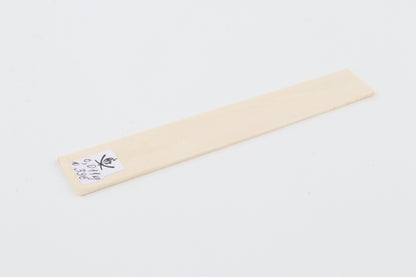 White mammoth ivory segment