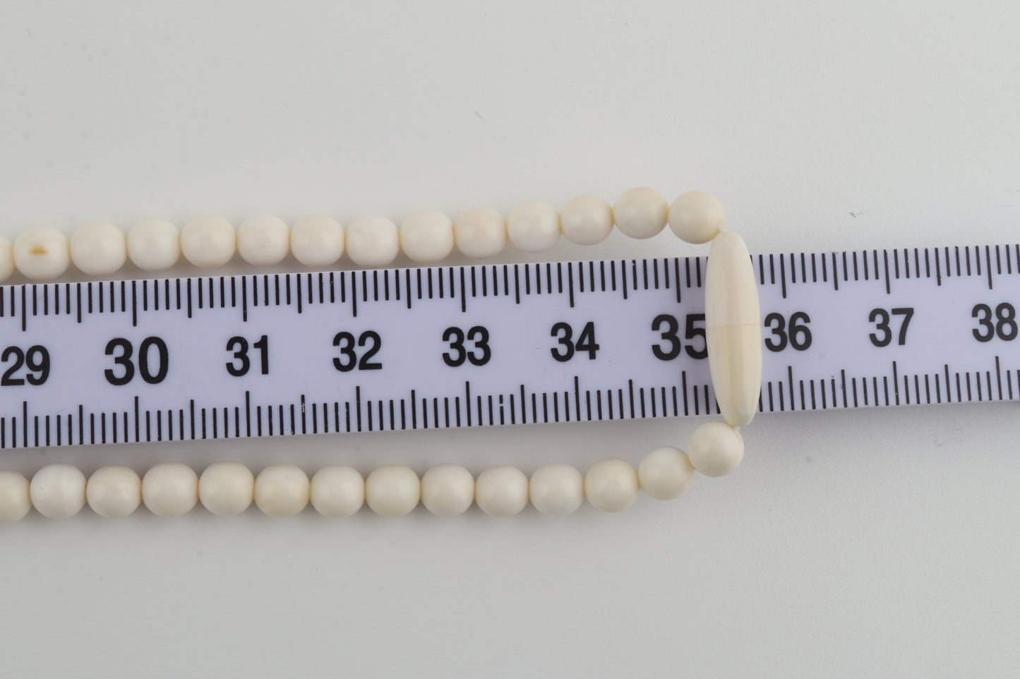 Mammoth Ivory Rose Necklace