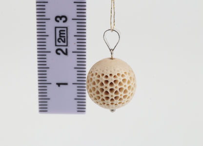 Carved Mammoth Ivory Pendant