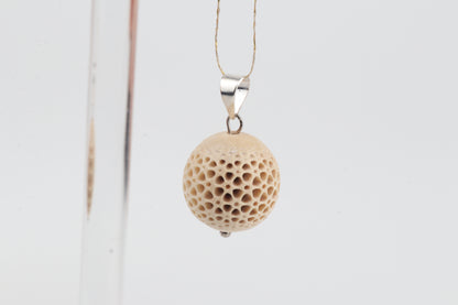 Carved Mammoth Ivory Pendant