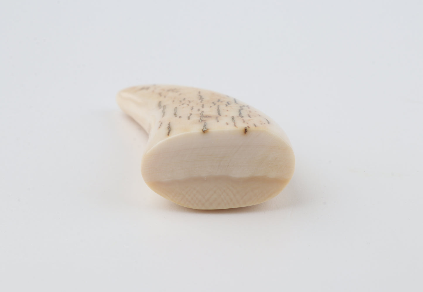 Carved mammoth ivory pendant