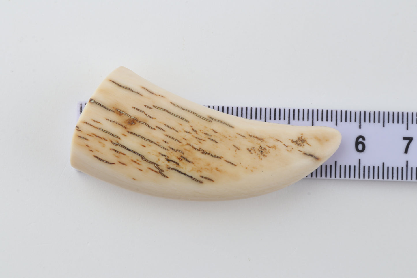 Carved mammoth ivory pendant