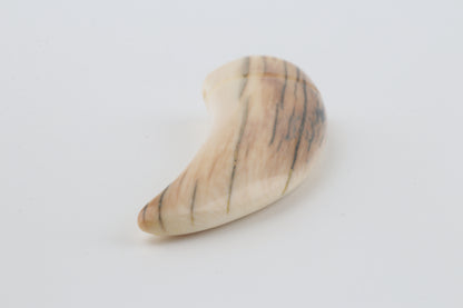 Carved mammoth ivory pendant