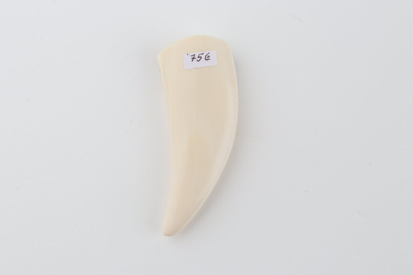 Carved mammoth ivory pendant