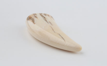 Carved mammoth ivory pendant