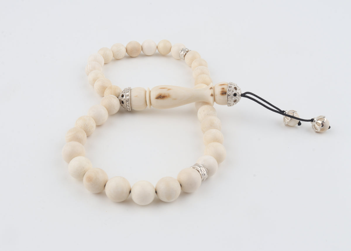 33-Bead Mammoth Ivory Tasbih