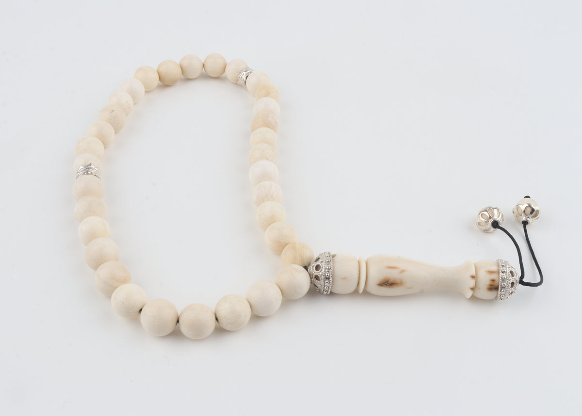 33-Bead Mammoth Ivory Tasbih