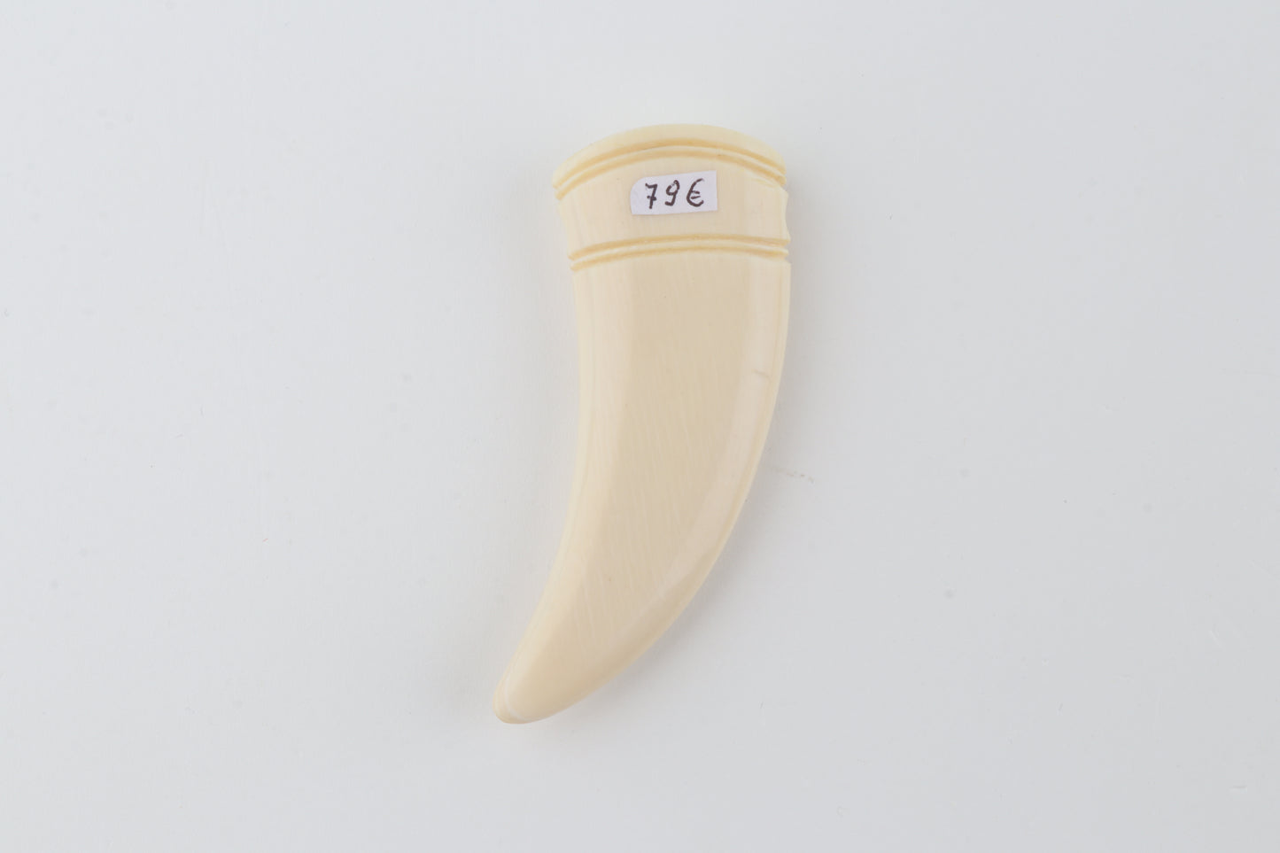 Carved mammoth ivory pendant