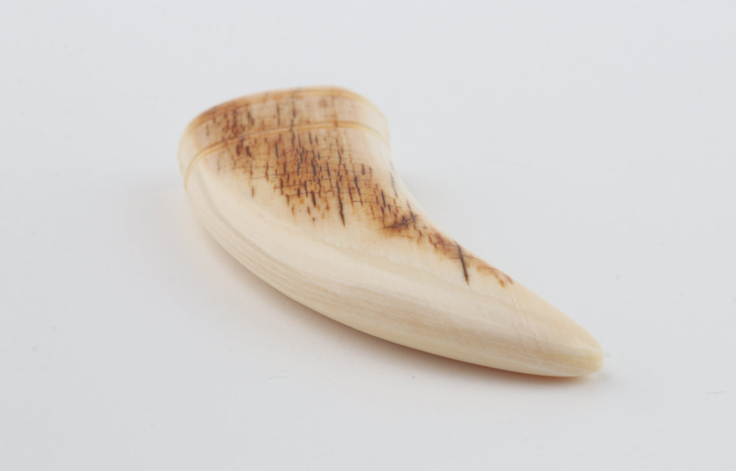 Carved mammoth ivory pendant